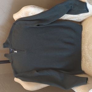 XL 1/4 zip Dark Green Croft and Barrow Long Sleeve Sweater